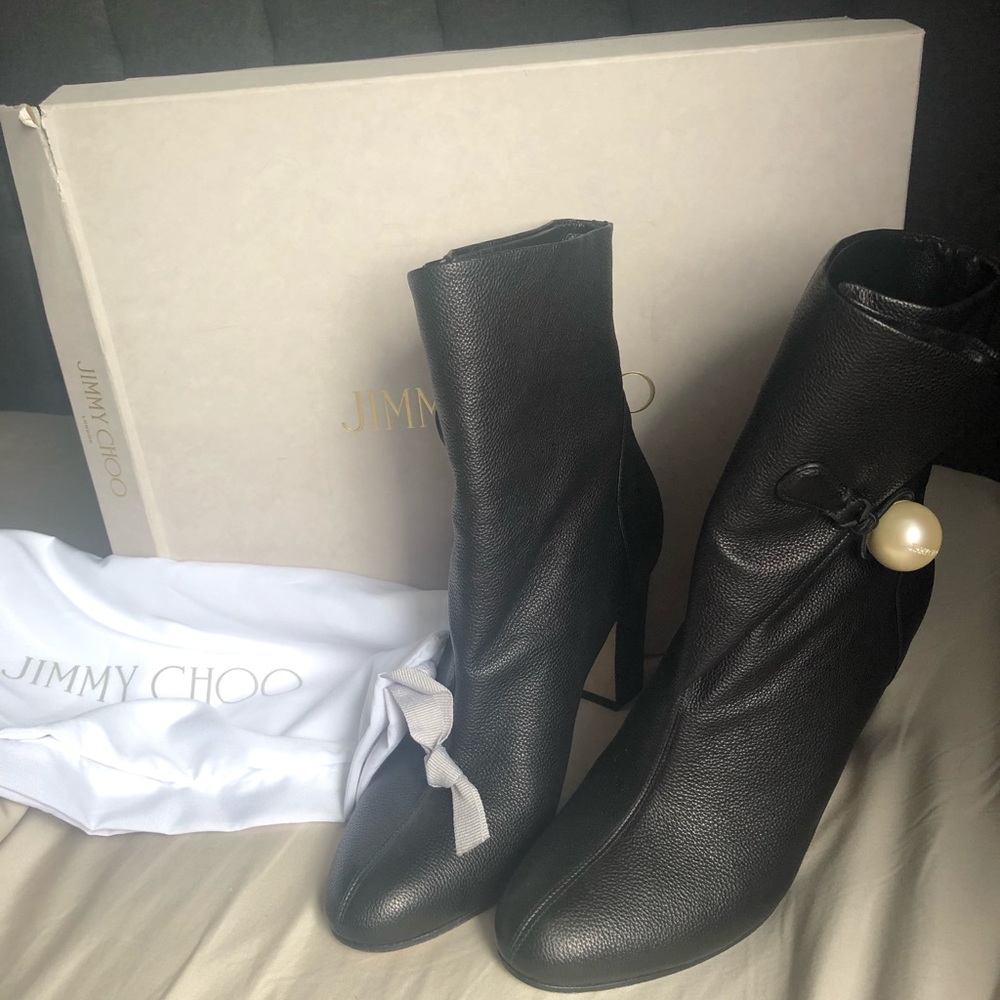 Jimmy Choo Bethanie 85 Black leather